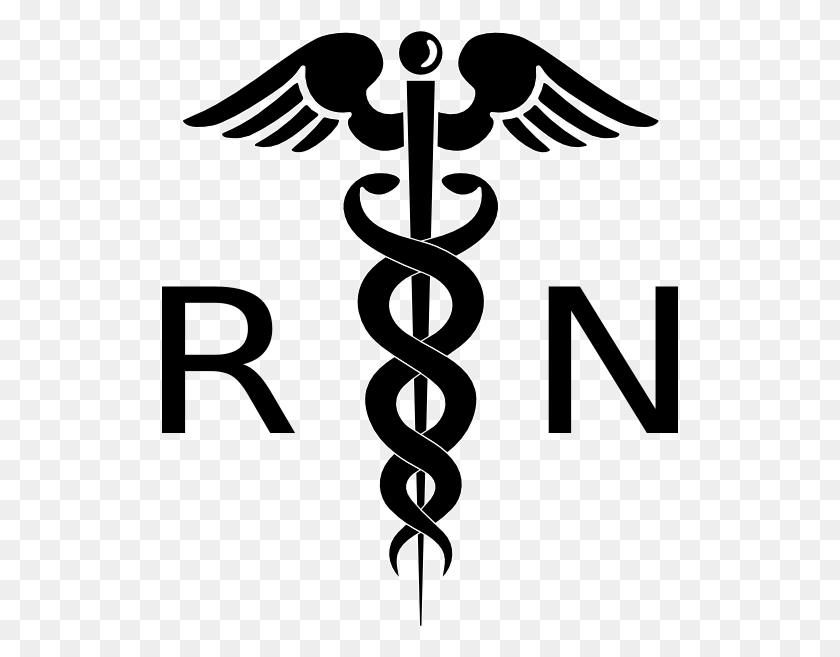 516x597 Registered Nurse Symbol Clipart Clip Art Physician Assistant, Emblem, Text, Stencil HD PNG Download
