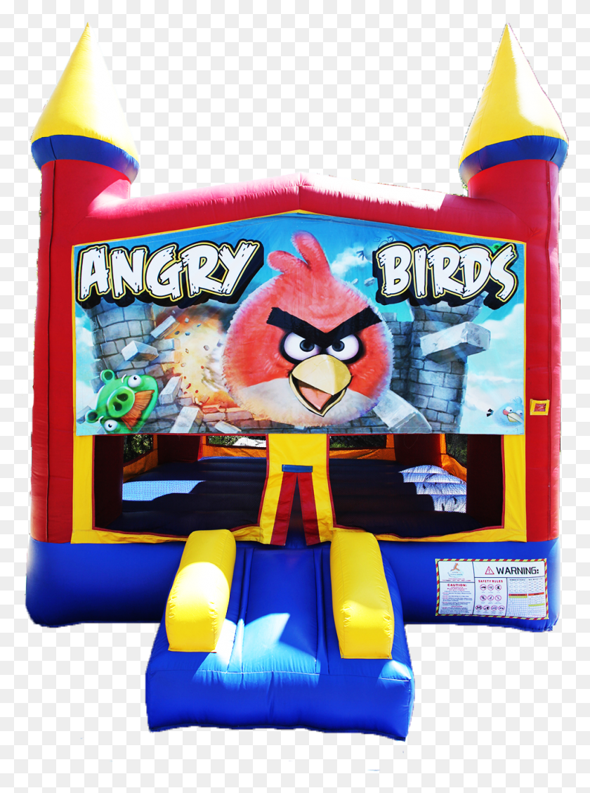 969x1327 Castillo Regular Angry Bird 1515 Angry Birds, Inflable Hd Png