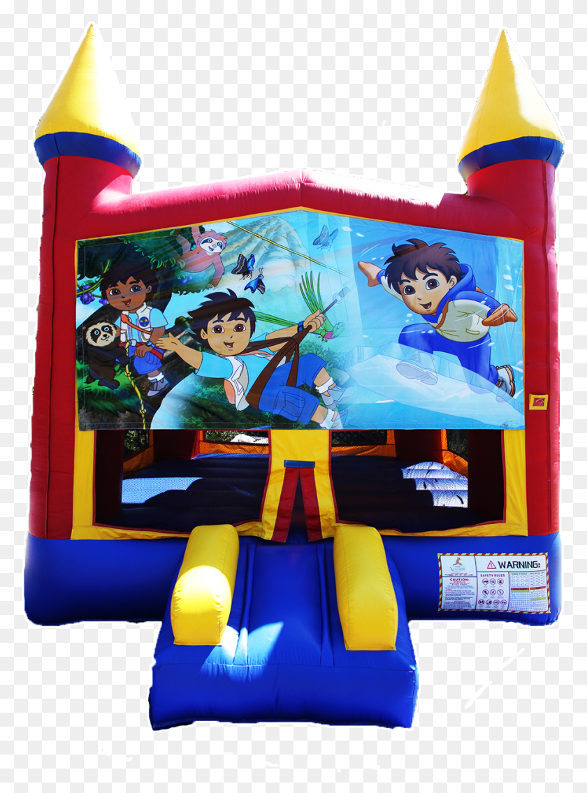 929x1281 Regular Castle Go Diego Go 1313 Inflatable, Person, Human HD PNG Download