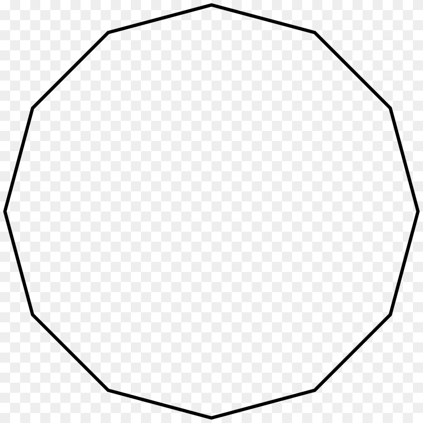 Regular Polygon 12 Vertex Animation Clipart Transparent PNG
