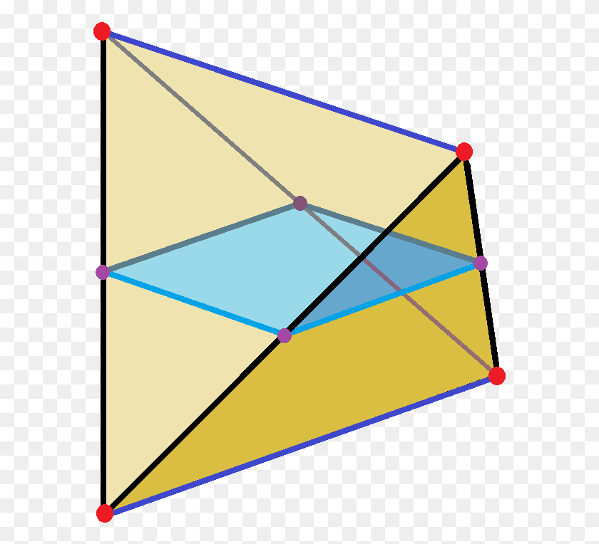 579x704 Descargar Png / Tetraedro Regular Sección Transversal Cuadrada Png