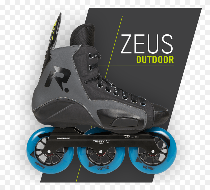 779x701 Reign Zeus Trinity Inline Hockey Skates, Shoe, Footwear, Clothing HD PNG Download