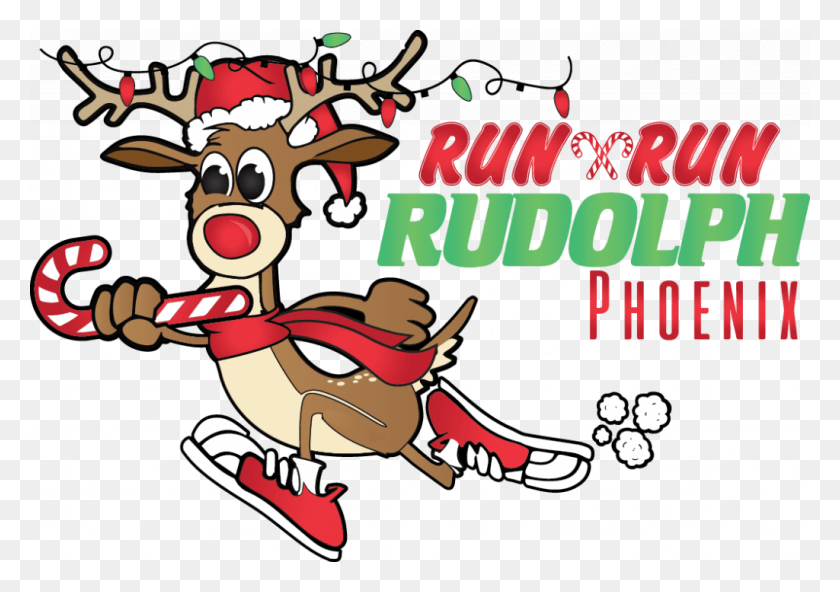 1024x699 Reindeer Running Clipart Phoenix Run Run Rudolph Half Tucson Run Run Rudolph Half Marathon Quarter Marathon, Sunglasses, Accessories, Accessory HD PNG Download