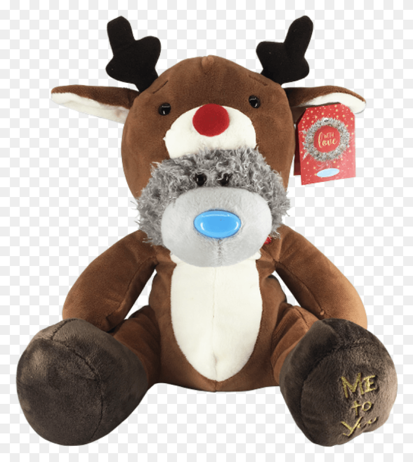 1033x1163 Reindeer Stuffed Toy, Plush, Cushion, Wildlife HD PNG Download