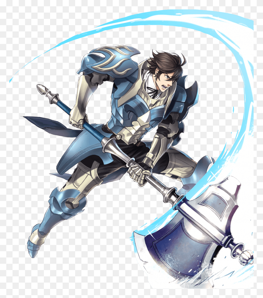 1684x1920 Reinhardt Hammer Fire Emblem Frederick Heroes, Person, Human, People HD PNG Download