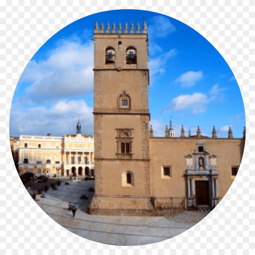 1961x1961 Rejas Para Ventanas Badajoz Собор Святого Иоанна Крестителя Де Бадахос, Башня, Архитектура, Здание Hd Png Скачать