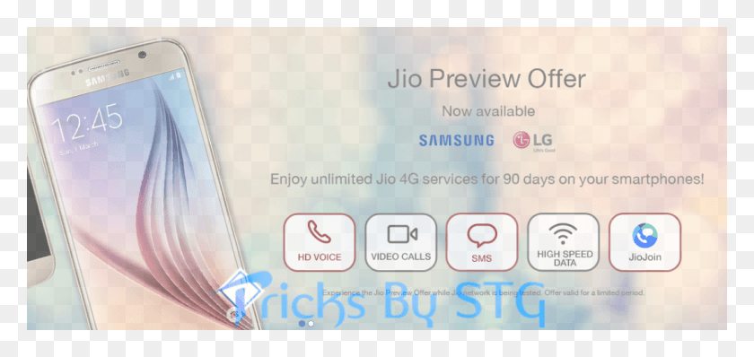 1082x470 Relainse Jio Preview Offer Samsung, Mobile Phone, Phone, Electronics HD PNG Download