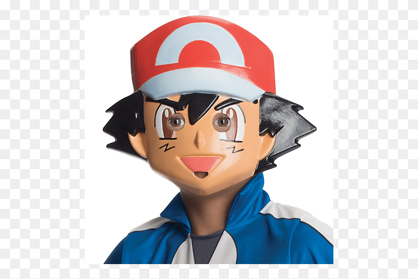 501x501 Related Ash Ketchum Mask, Clothing, Apparel, Helmet HD PNG Download