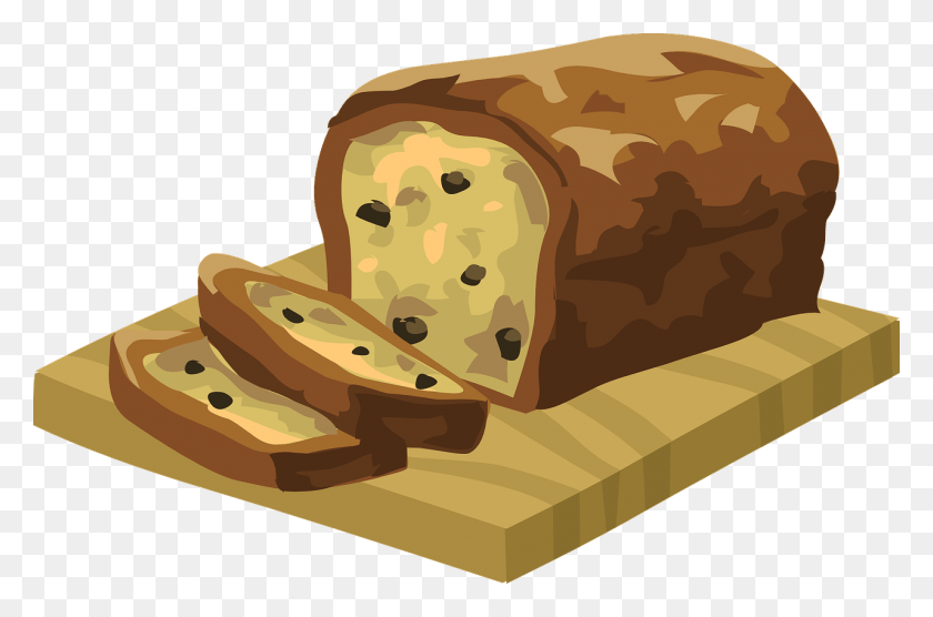 1280x814 Related Cliparts Banana Loaf Clip Art, Bread, Food, Bread Loaf HD PNG Download