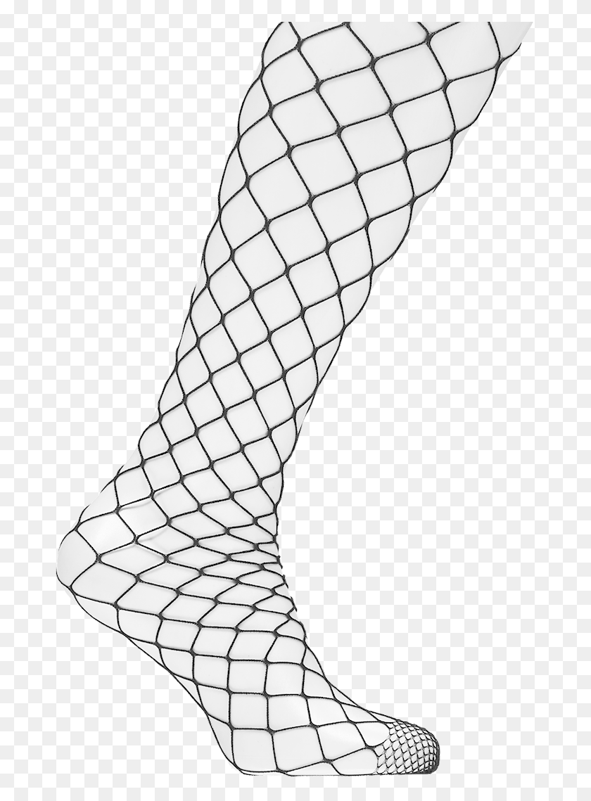 687x1079 Related Fishnet Tights Oversized, Clothing, Apparel, Footwear HD PNG Download
