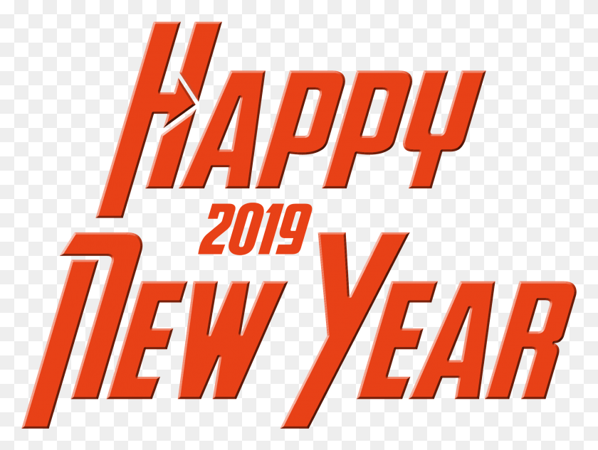 2393x1760 Related Happy New Year 2019 Gif, Word, Text, Alphabet HD PNG Download