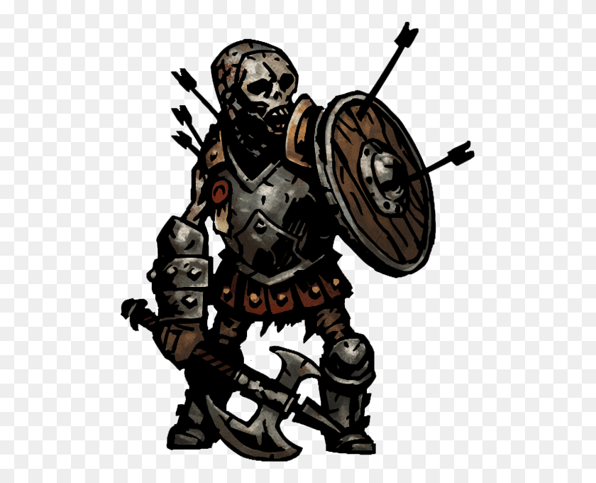 499x620 Related Image Game Concept Art Character Concept Darkest Dungeon Undead, Armor, Knight, Poster HD PNG Download