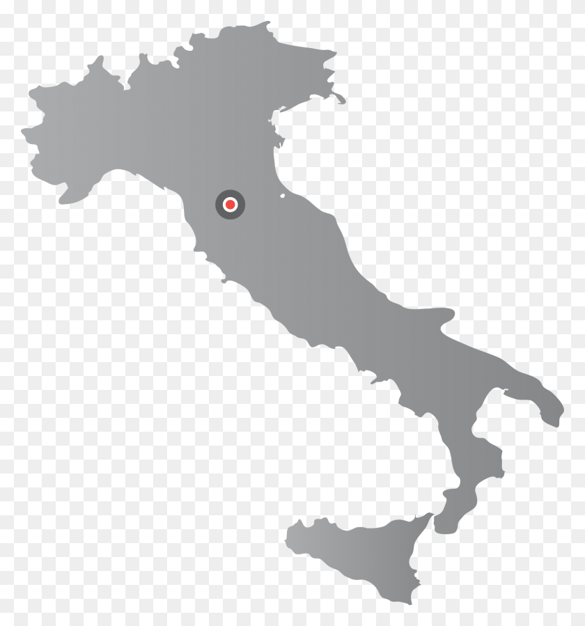 1576x1697 Descargar Png / Mapa De Italia Png