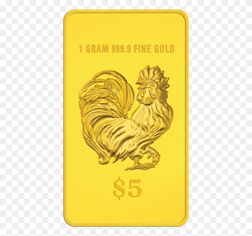 421x724 Related Products 2017 Rooster Gold Coin, Animal, Bird, Fowl HD PNG Download