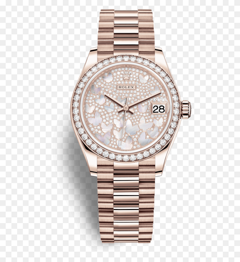 503x856 Descargar Png Rolex Datejust 31 De Oro Rosa, Reloj De Pulsera, Torre Del Reloj Hd Png