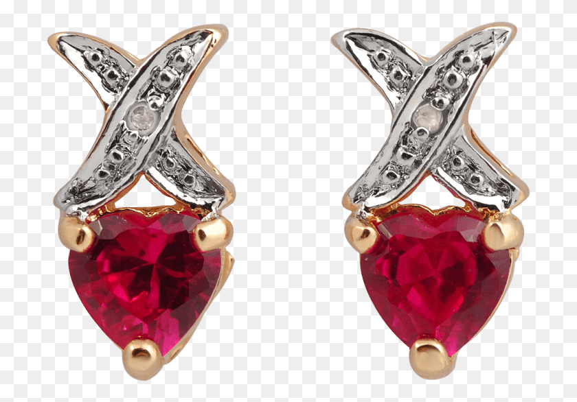 705x526 Relaveno Cz Heart Shaped Solitaire Earrings Earrings, Jewelry, Accessories, Accessory HD PNG Download