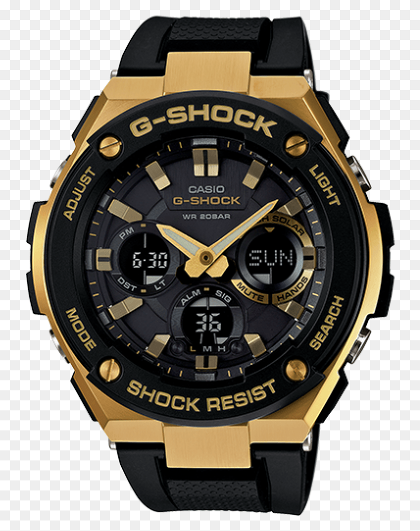 738x1001 Relgio Casio G Shock G Steel Gsts 100g 1a Masculino G Shock De Casio, Wristwatch, Clock Tower, Tower HD PNG Download