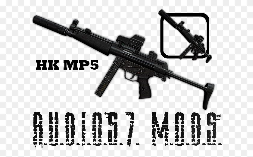 633x463 Relhk Mp5 Eotech Amp Silencer Mp5 Mod Gta Sa, Gun, Weapon, Weaponry HD PNG Download