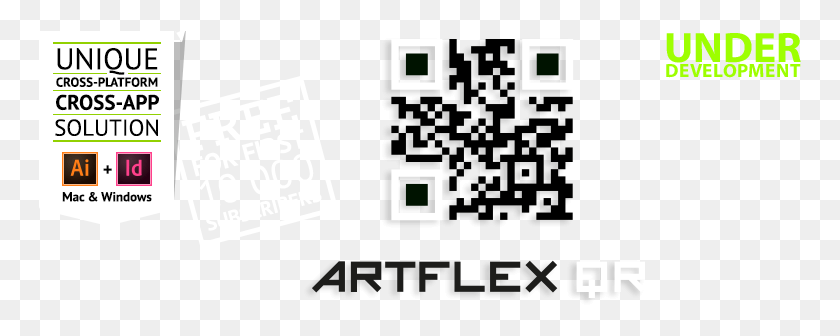763x276 Reliable Qr And Datamatrix Maker For Illustrator And Graphic Design, Text, Label, Number Descargar Hd Png