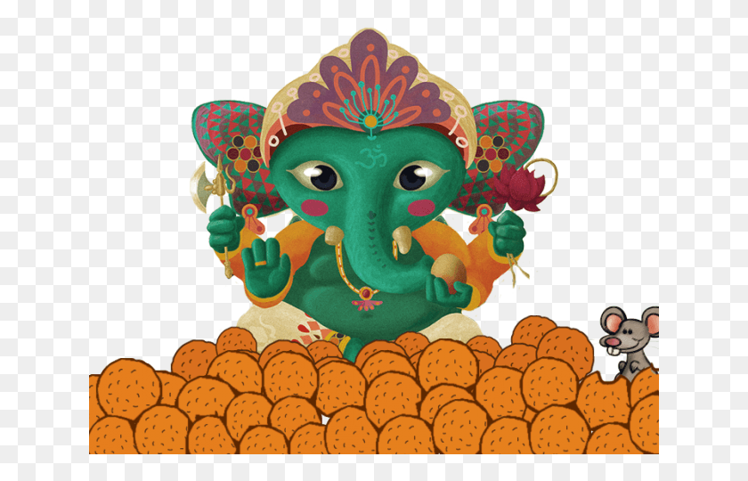 640x480 Religion Clipart Mandir Chart For Ganesh Chathurthi, Crowd, Carnival, Food HD PNG Download