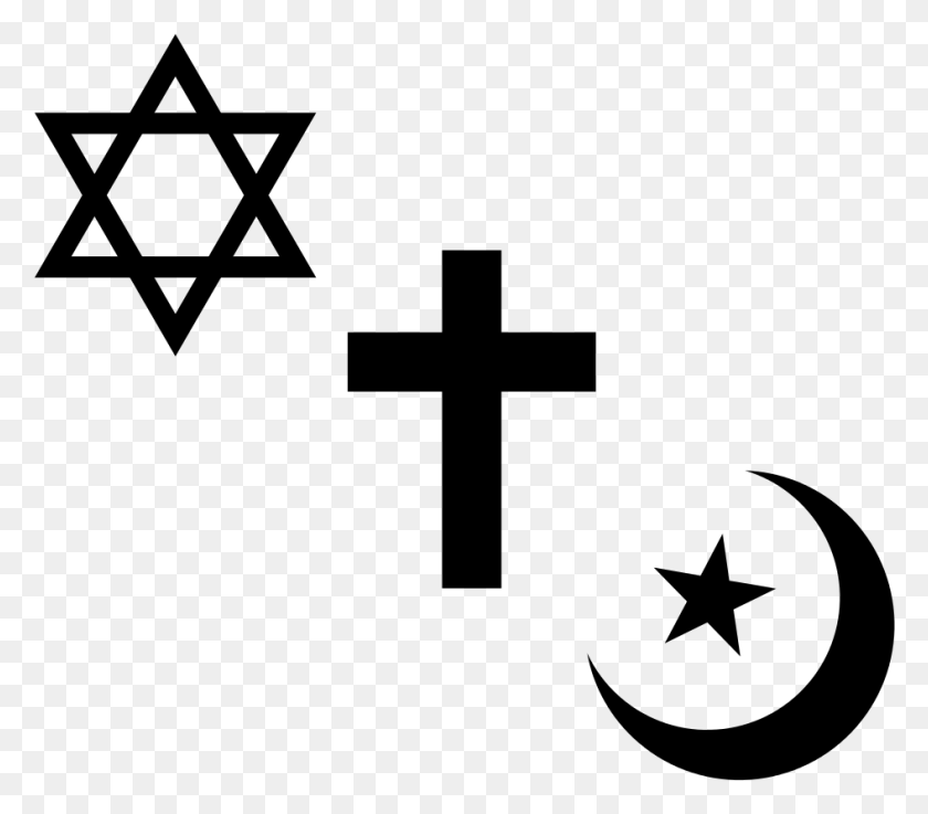945x821 Religious Symbols Of Judaism Christianity And Islam Symbol Of The First Amendment, Gray, World Of Warcraft HD PNG Download