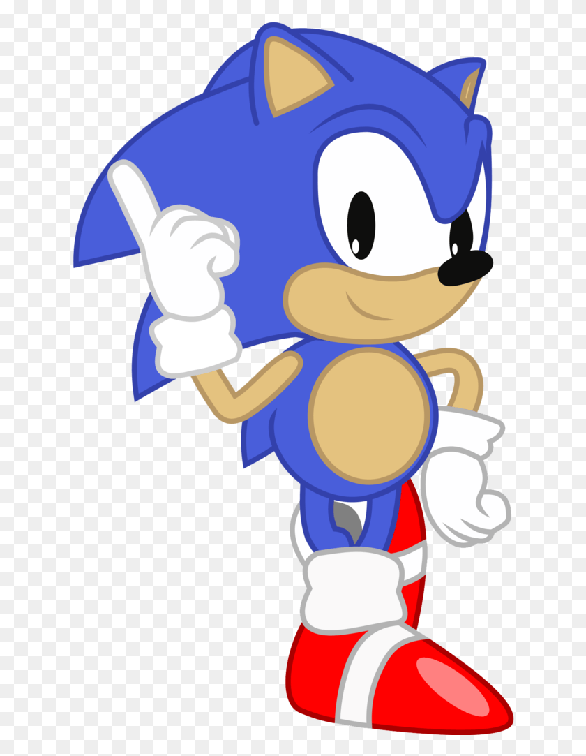 634x1023 Remastered Classic Sonic By Sonicdash Mlp Eg Classic Sonic, Hand, Performer, Elf HD PNG Download