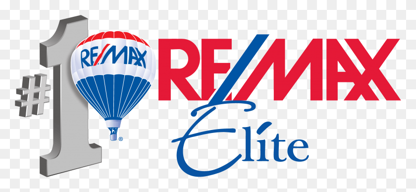 3268x1373 Remax Elite Logo, Text, Hot Air Balloon, Aircraft Descargar Hd Png
