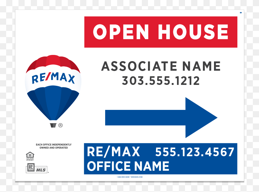 746x562 Remax Open House Signs Graphic Design, Vehicle, Transportation, Hot Air Balloon HD PNG Download