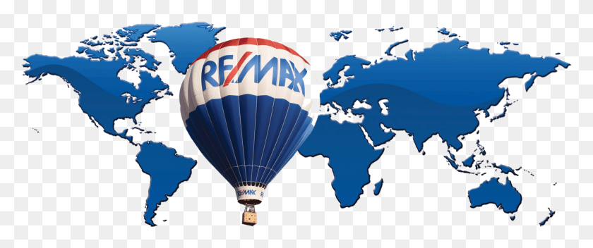 1868x701 Remax Remax Карта Мира, Приключения, Досуг, Воздушный Шар Png Скачать