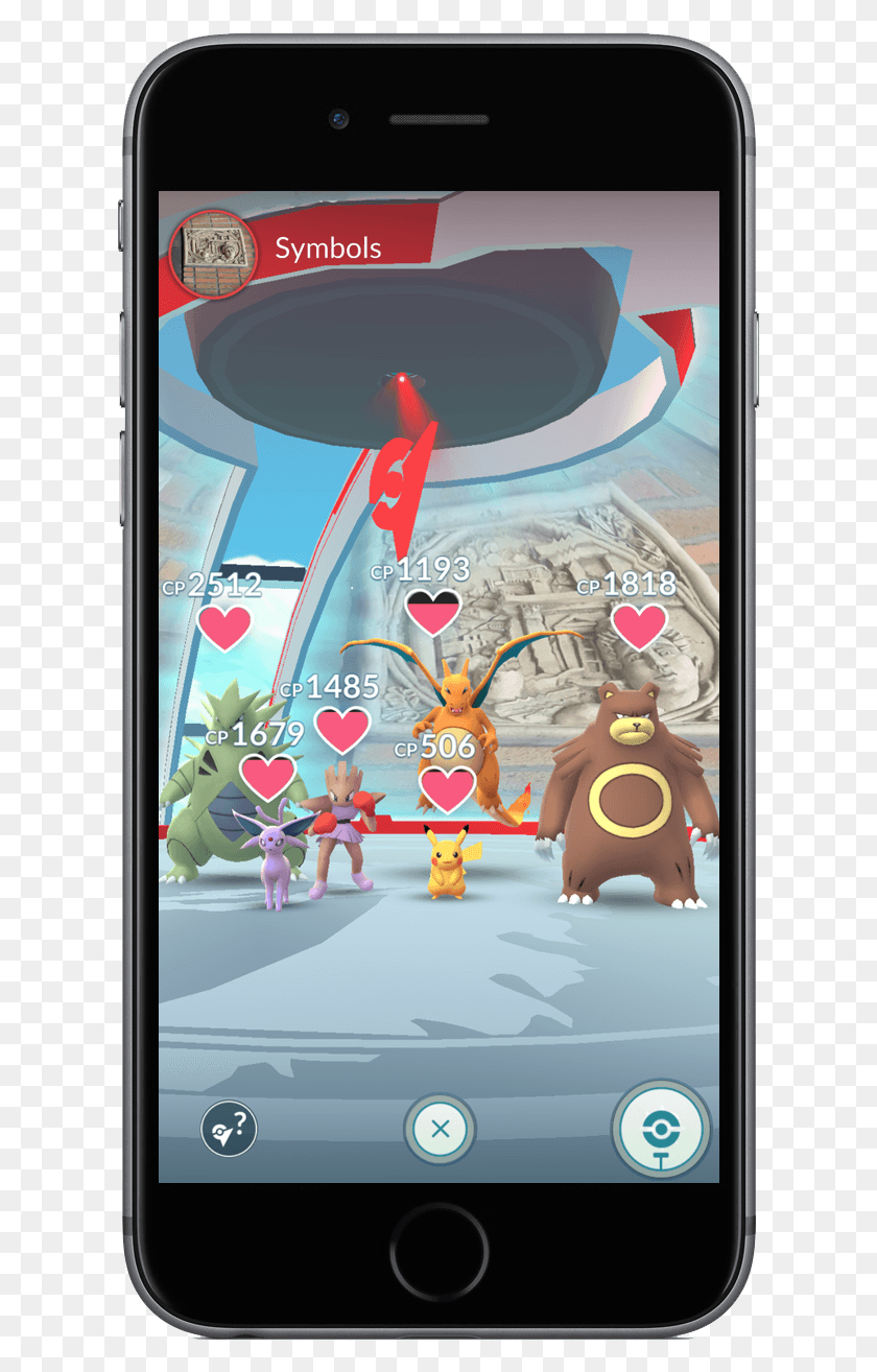 617x1254 Remember What A Big Deal Badges Were In The Pokmon Pokemon Go Gym Update, Mobile Phone, Phone, Electronics HD PNG Download