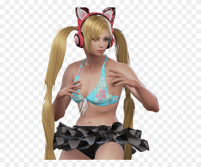 494x639 Remember When The Characters Actually Had Varying Physiques Tekken 7 Fr Lucky Chloe, Clothing, Apparel, Person HD PNG Download