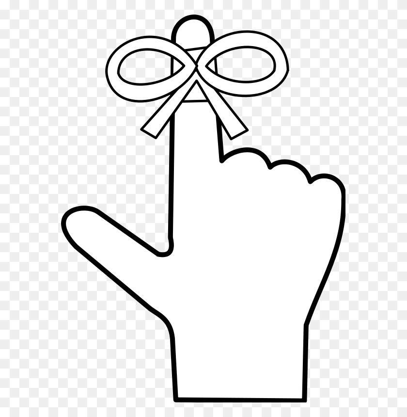 587x800 Remind Aide M Moore Reminder Finger Clipart, Cross, Symbol, Stencil HD PNG Download