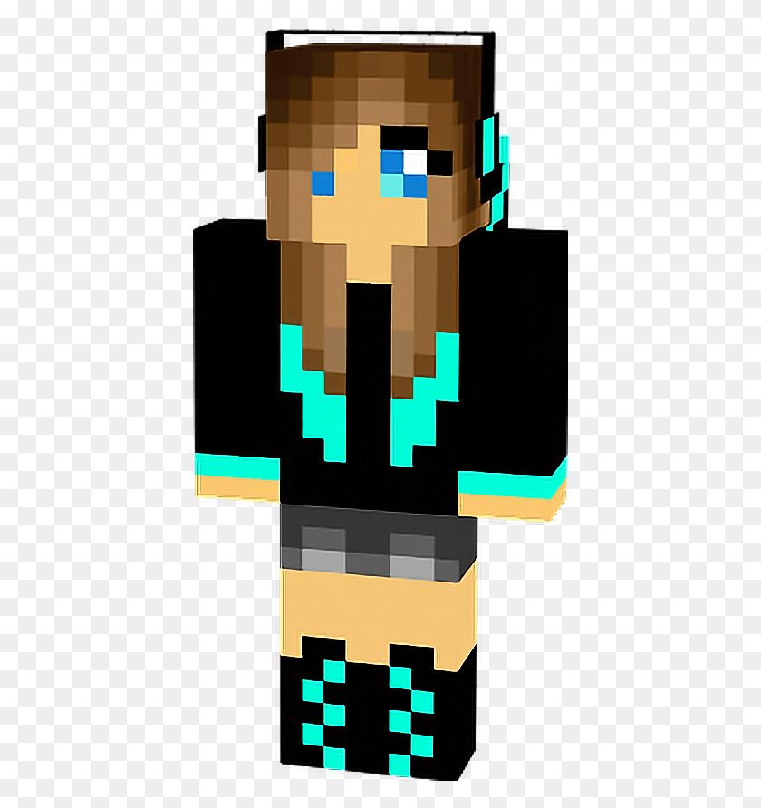 414x832 Descargar Png Remixit Ciao Minecraft Skin Gamer Game Videojuego Cool Minecraft Skins, Photography, Architecture Hd Png
