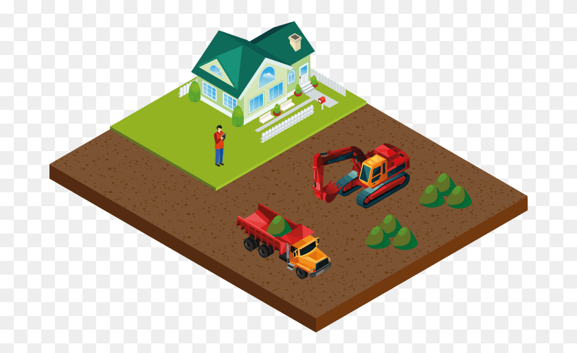 698x454 Removing The Plants And The Upper Cover Soil Is Very Dessert, Toy, Person, Human HD PNG Download