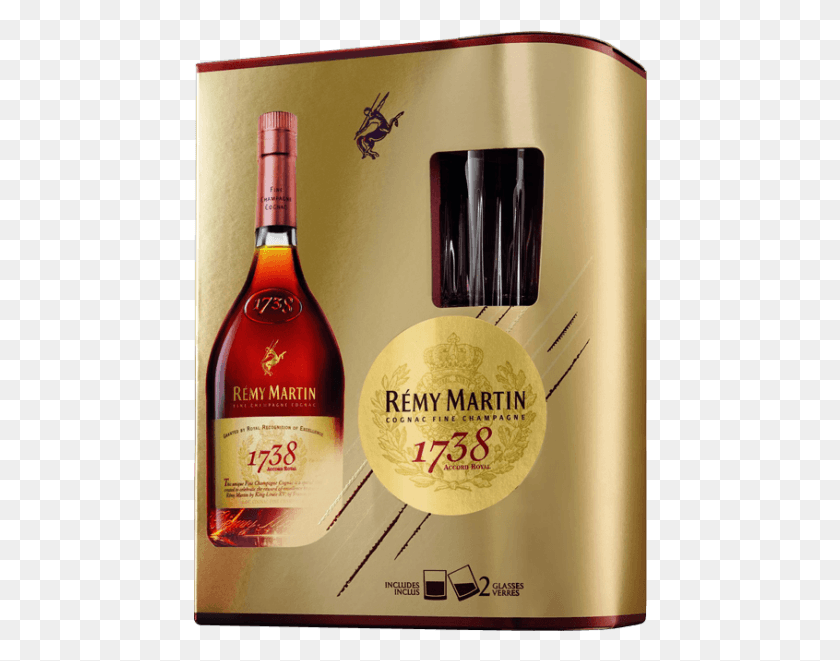 454x601 Remy Martin Remy Martin 1738 Glass, Liquor, Alcohol, Beverage HD PNG Download