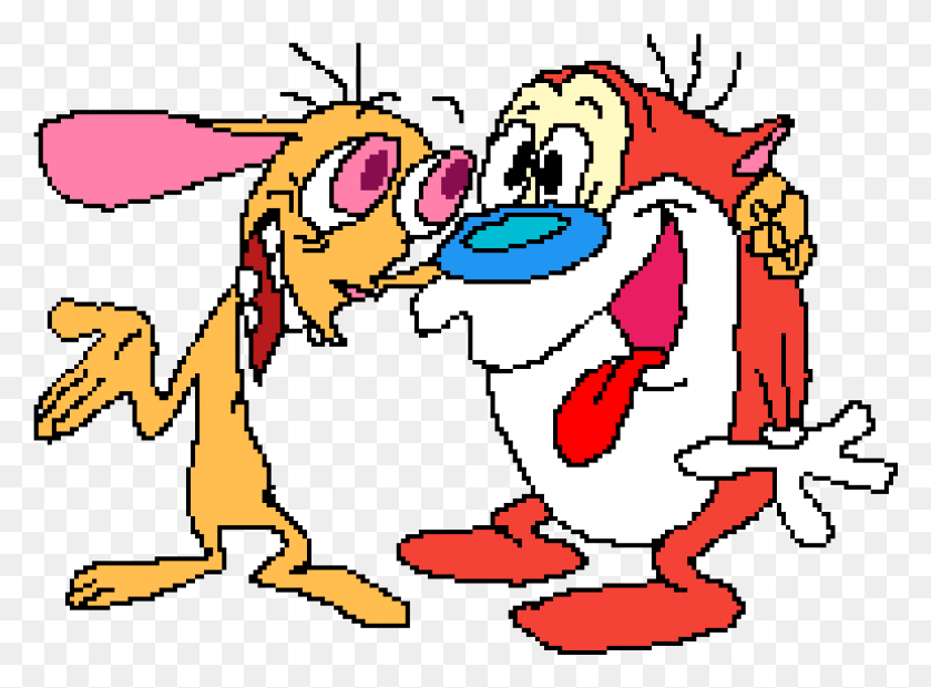 1159x835 Ren And Stimpy Ren And Stimpy Sticker, Performer, Clown, Leisure Activities HD PNG Download