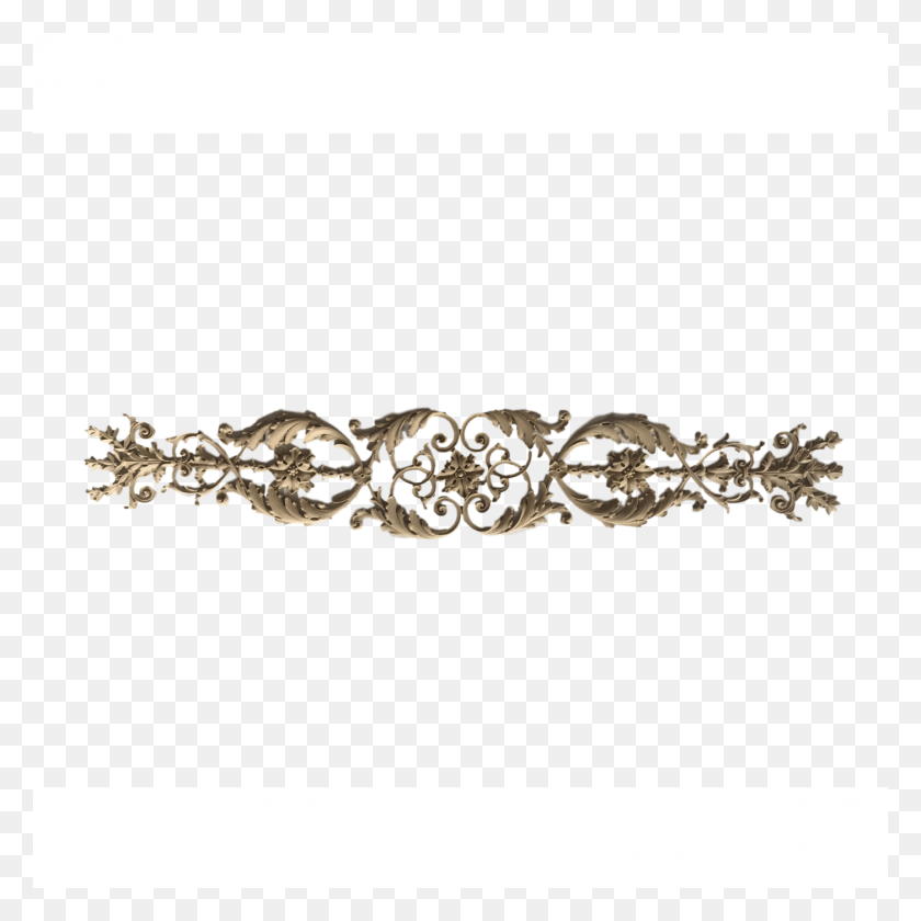 1400x1400 Renaissance Acanthus Scroll Design 34W X 6H Body Jewelry, Lace, Accessories, Accessory Descargar Hd Png