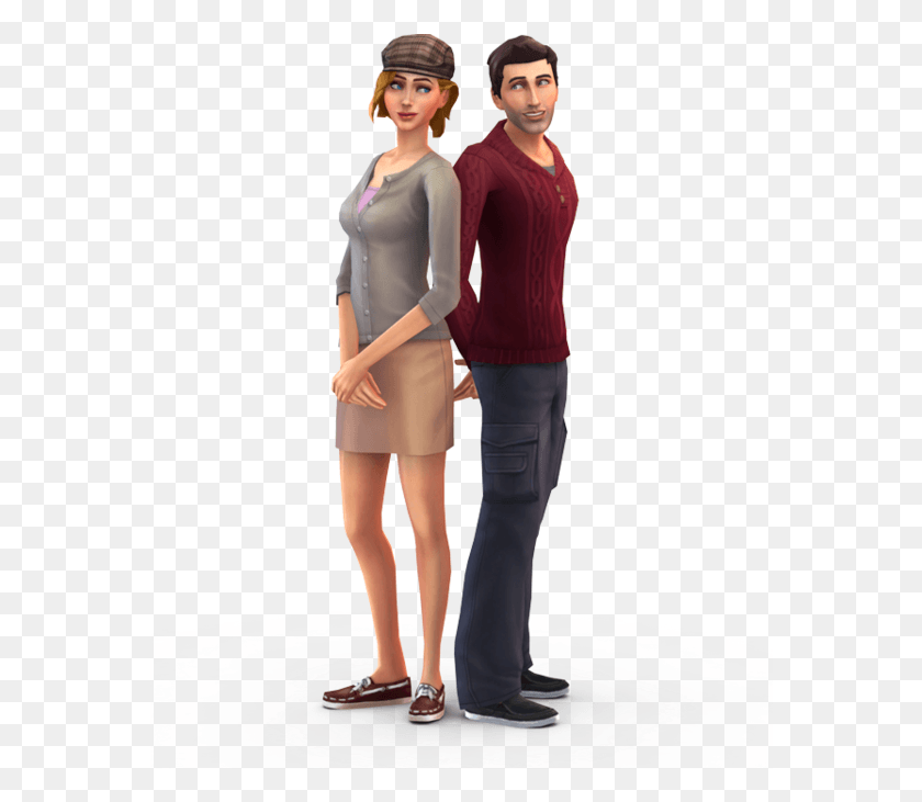 568x671 Png Визуализация Sims 4 Sims, Одежда, Одежда, Стоя Hd Png Скачать