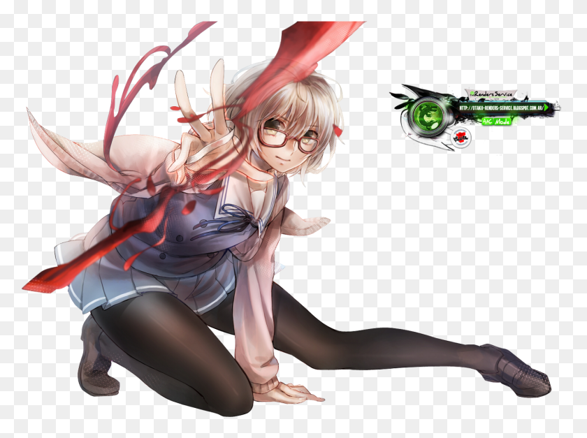 1374x999 Descargar Png Render Anime Blonde Anime Fighter Girl, Comics, Libro, Persona Hd Png