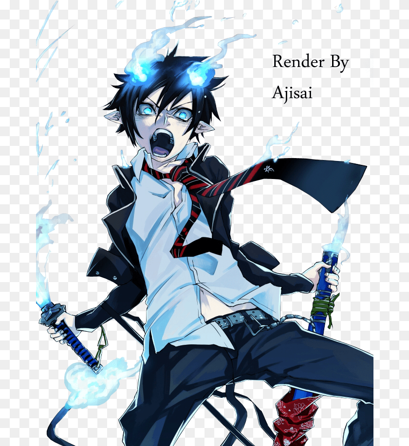 693x917 Render Ao No Exorcist Blue Exorcist Art, Book, Comics, Publication, Adult Clipart PNG