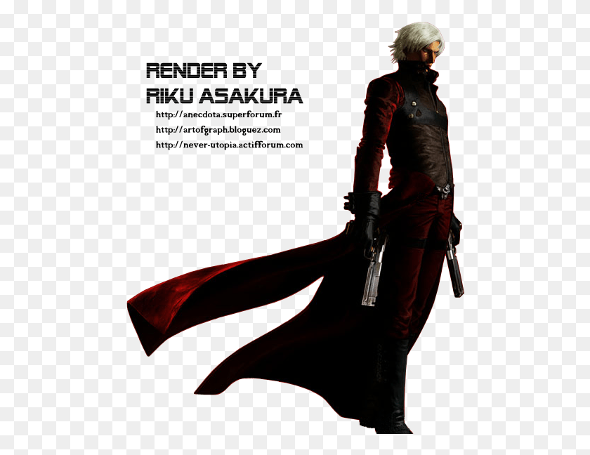 482x588 Render Devil May Cry Devil May Cry 2 Dante Outfit, Clothing, Apparel, Person HD PNG Download