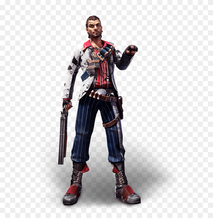 550x800 Render Free Fire, Person, Human, Clothing HD PNG Download