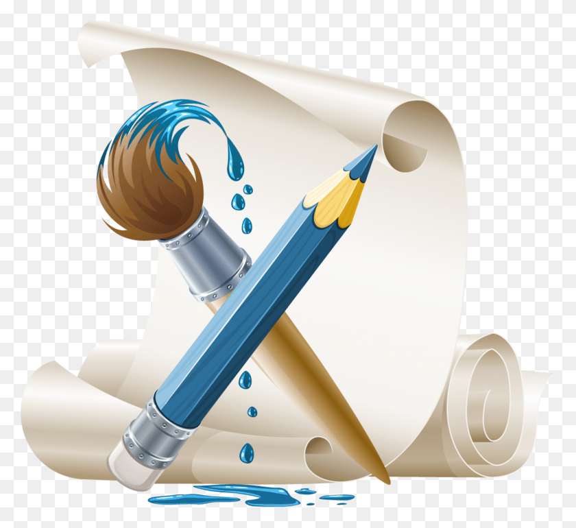 1024x933 Render Pincel Design Paintbrush And Pencil Clipart, Sink Faucet HD PNG Download