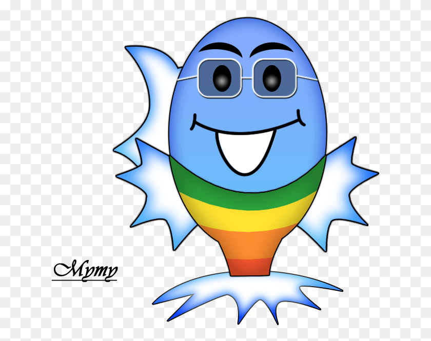 642x605 Render Poisson Marine Animals Cutout Image Smiley, Aircraft, Vehicle, Transportation HD PNG Download