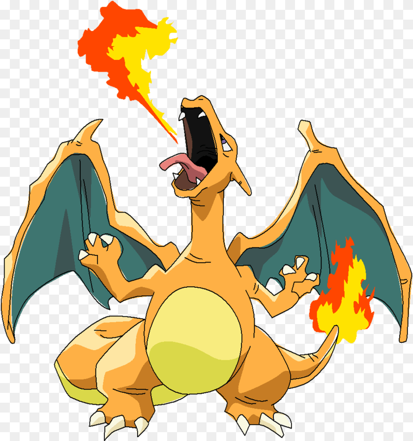 1403x1500 Render Pokemon Dracaufeu Pokemon Clipart, Baby, Person Sticker PNG