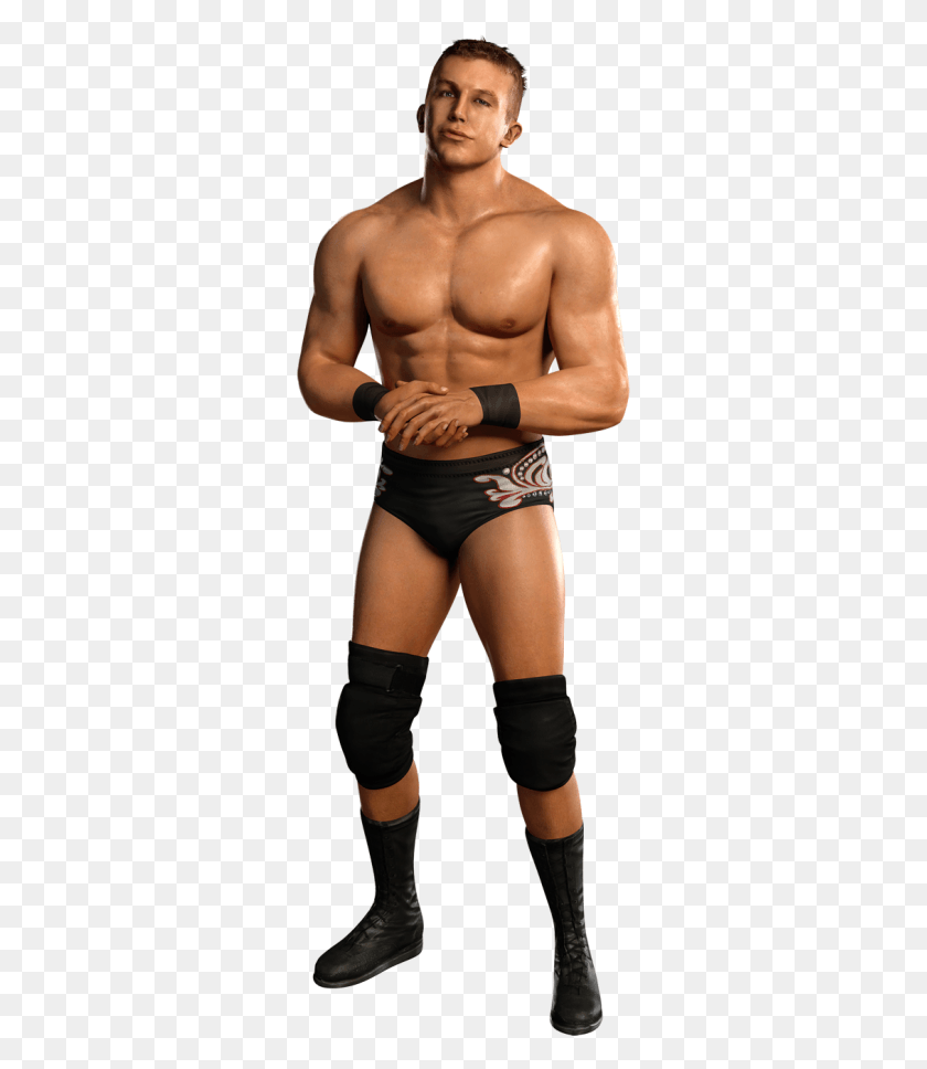 303x908 Descargar Png Render Teddibiase Smackdown Vs Raw 2011 Ted, Ropa, Persona, Persona Hd Png
