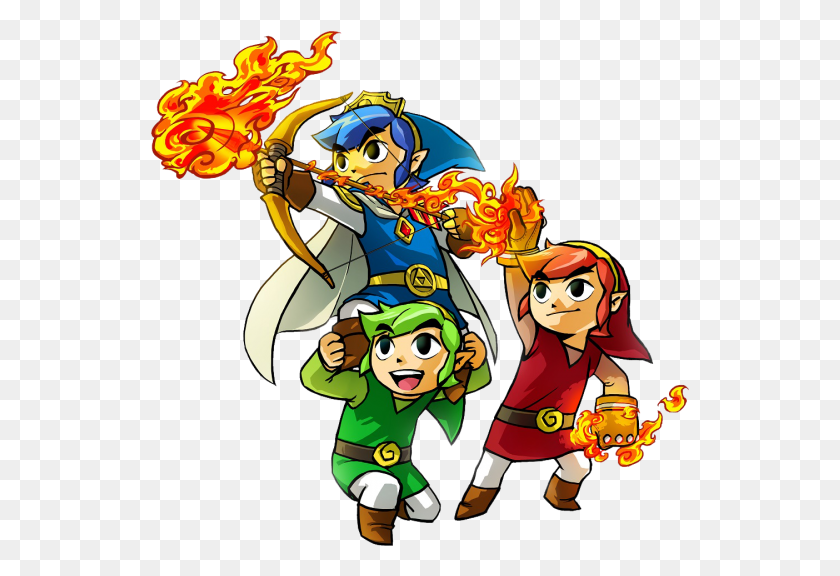 539x516 Render The Legend Of Zelda Zelda Triforce Heroes Link, Person, Human, Legend Of Zelda HD PNG Download