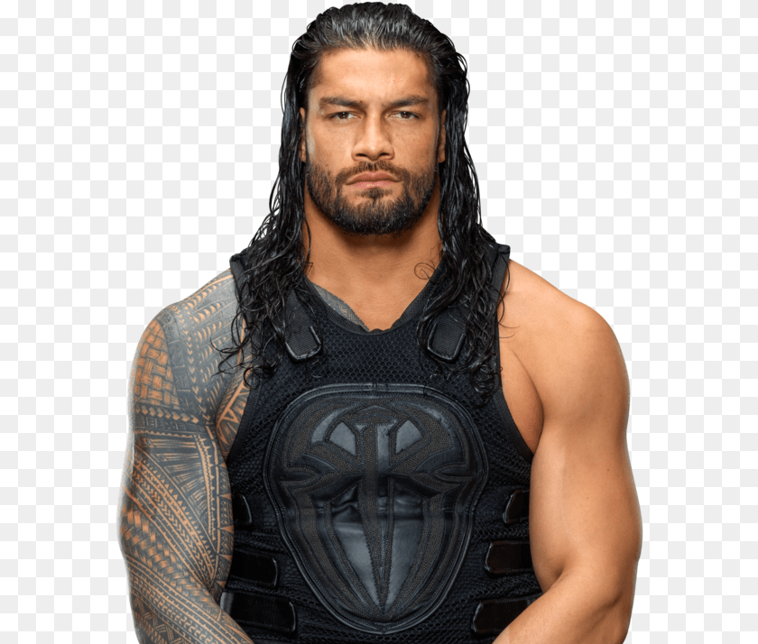 Renders Backgrounds Logos Roman Reigns Wwe, Vest, Tattoo, Clothing, Skin Clipart PNG