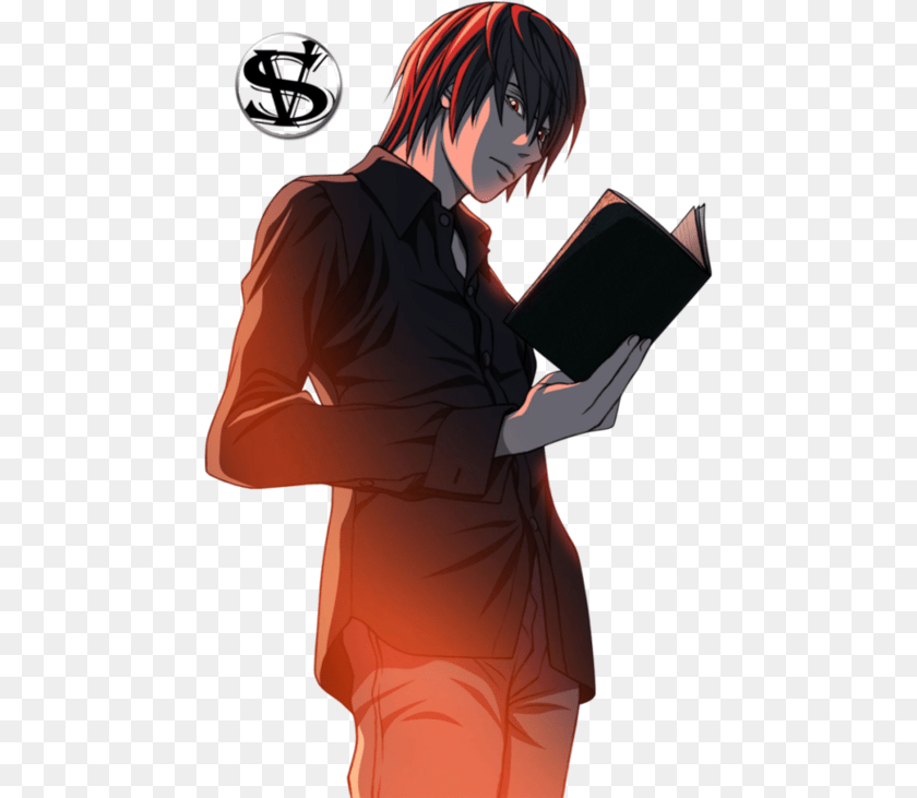 Renders Death Note Yagami Light Render Light Yagami, Book, Comics, Publication, Adult PNG