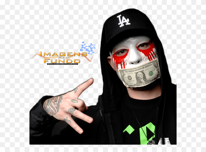 601x560 Renders E Imagens Sem Fundo Hollywood Undead Masks J Dog, Clothing, Apparel, Person HD PNG Download